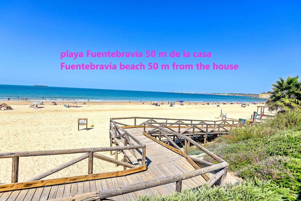 Ocean Sunset Beachfront House With Terraces El Puerto de Santa Maria Bagian luar foto