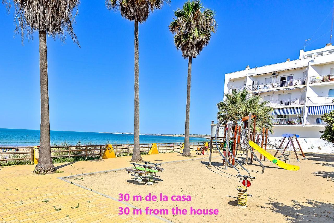 Ocean Sunset Beachfront House With Terraces El Puerto de Santa Maria Bagian luar foto